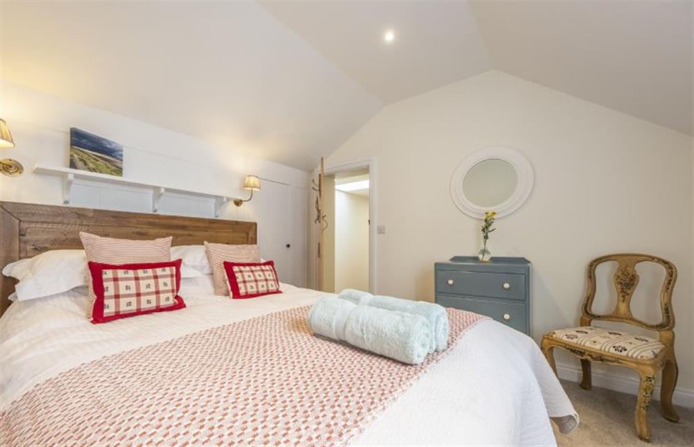 Master bedroom at Harbour Cottage, Wells-next-the-Sea