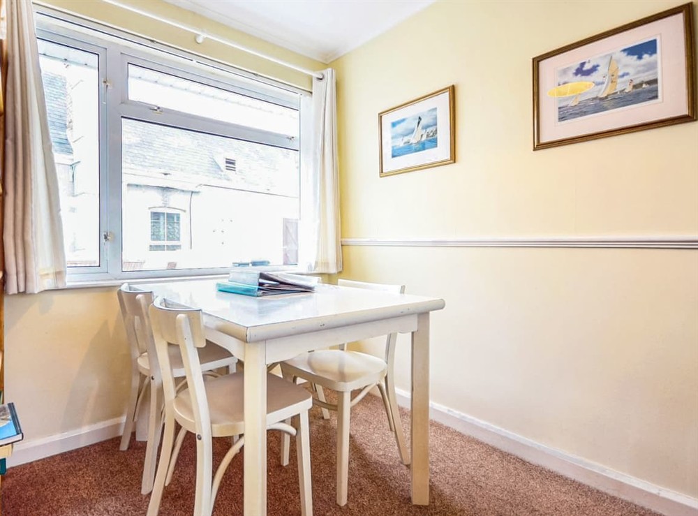 Dining Area at Harbour Court in Portscatho, Cornwall
