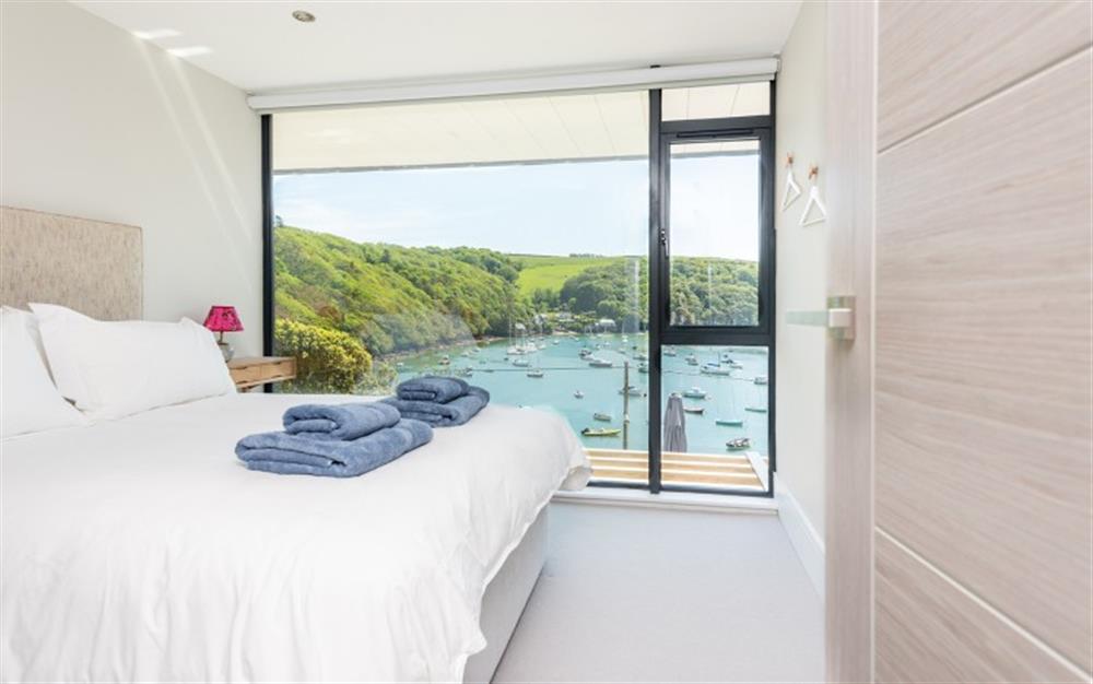 The second double bedroom  at Harbour Edge in Newton Ferrers