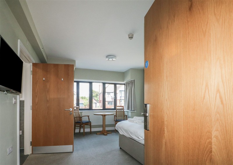 One of the bedrooms at Harbour Haven at Marine Court, Littlehampton