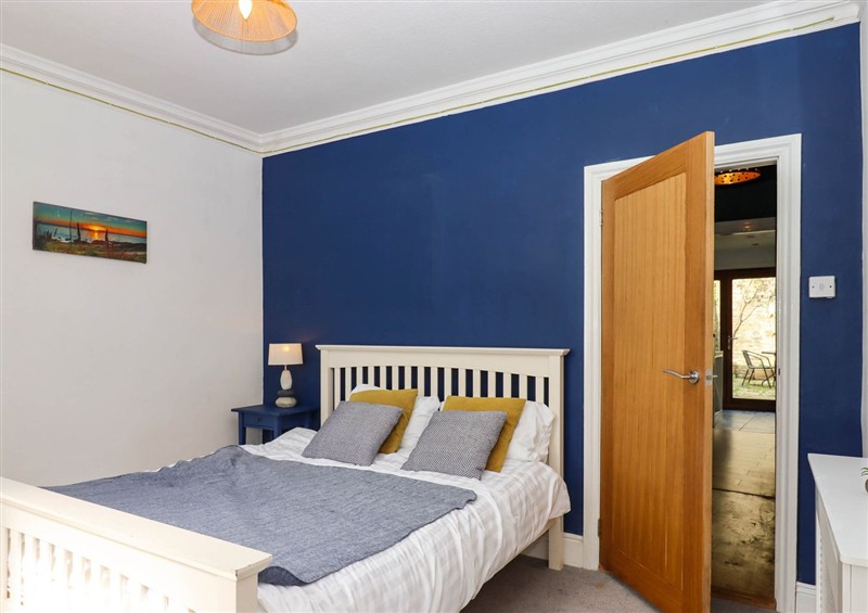 One of the bedrooms at Harbour Hideaway, Dartmouth