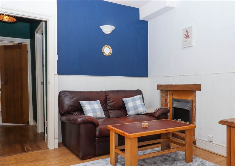 This is the living room at Harbour Hideaway, Dartmouth