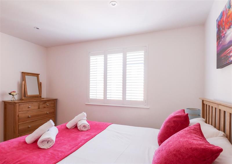 One of the bedrooms at Harbour Hideaway, Weymouth