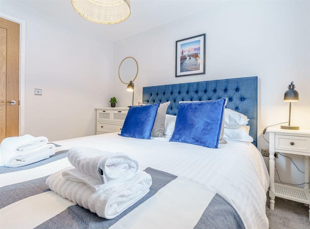 Double bedroom at Harbour Hideaway in Whitby, North Yorkshire