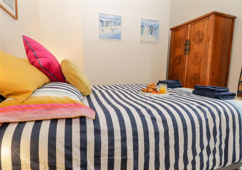 This is a bedroom at Harbour Hideaway, Whitby