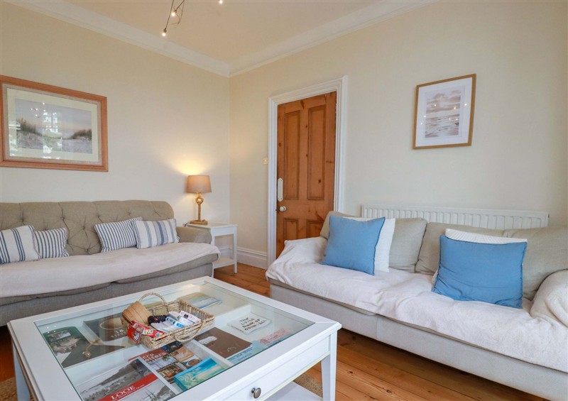 Enjoy the living room at Harbour House, Looe