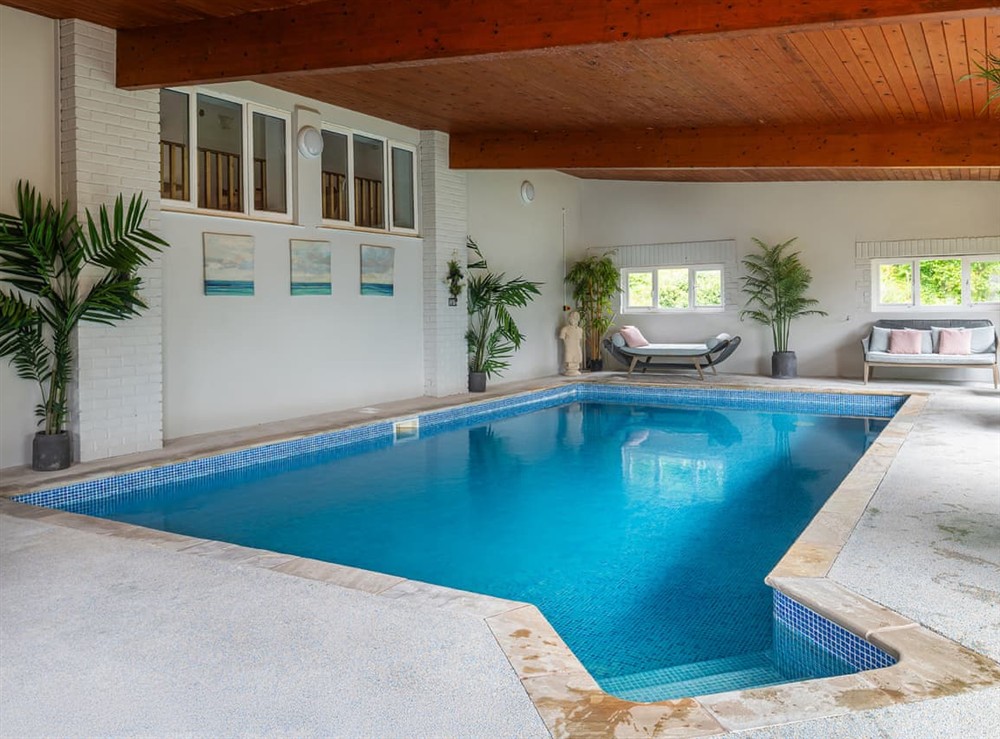 Swimming pool at Harbour House in Nutcombe Hill, Devon
