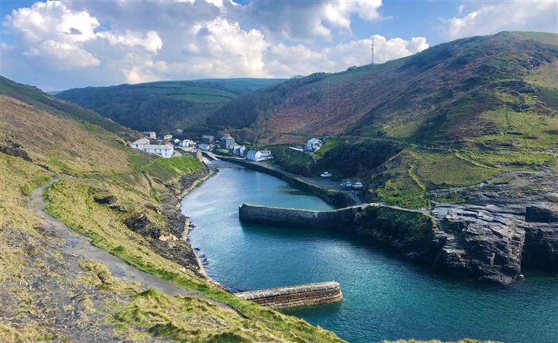 The area around Harbour Light at Harbour Light, Boscastle