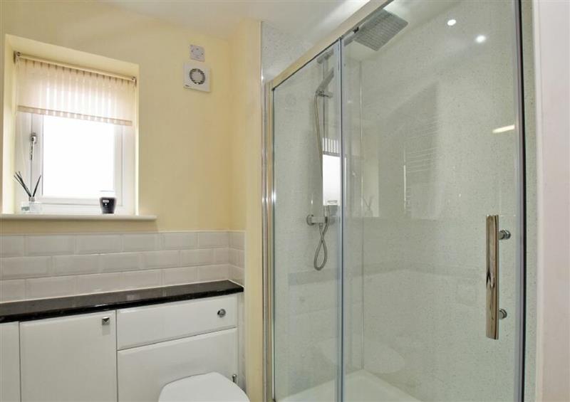 This is the bathroom at Harbour Lights House, Seahouses
