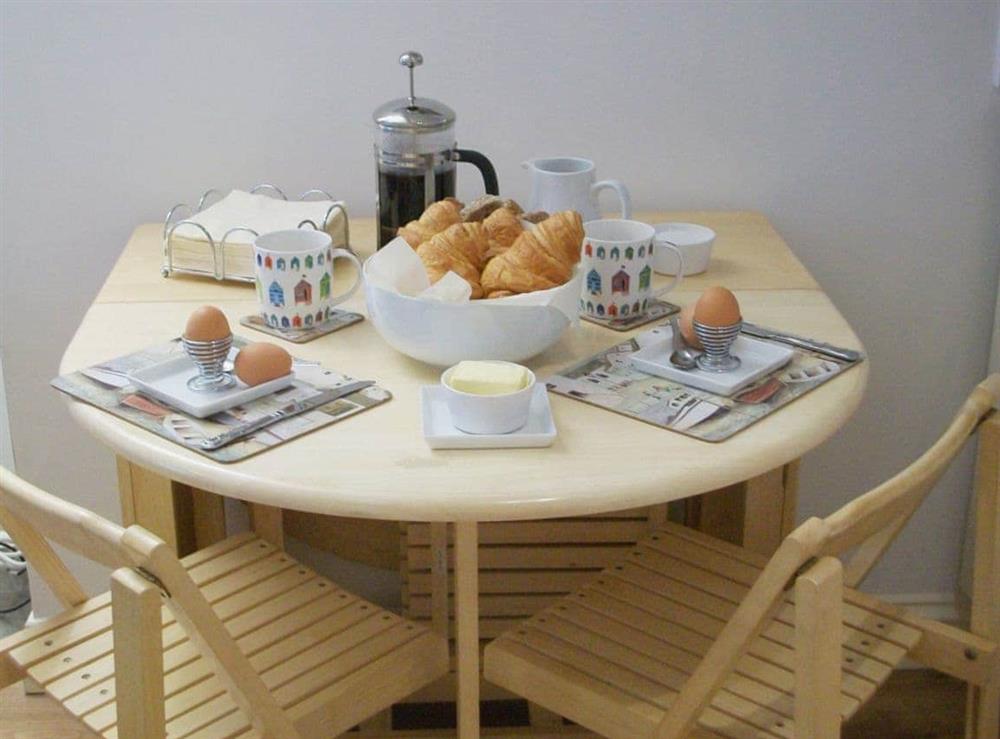 Breakfast Table at Harbour Lights in Newlyn, near Penzance, Cornwall