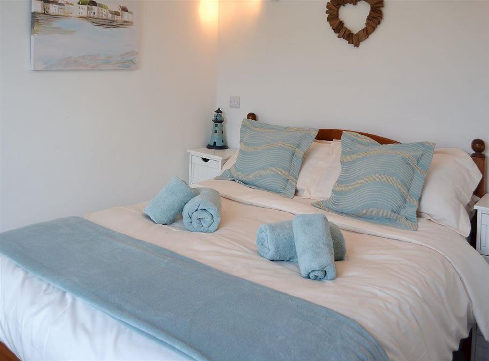 Double bedroom at Harbour Lights in Newlyn, near Penzance, Cornwall