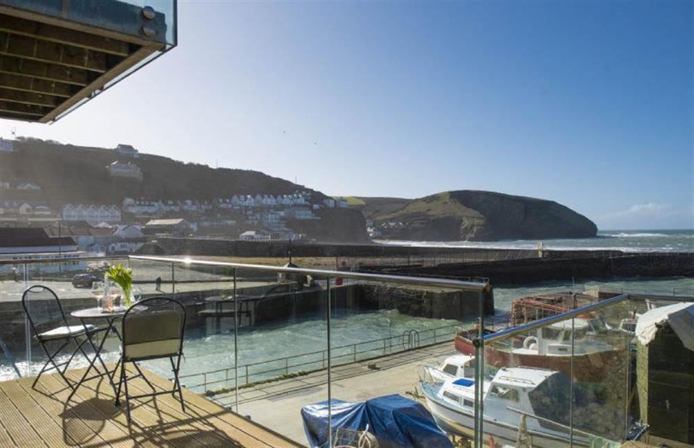 Stunning views over the harbour and out to sea at Harbour Masters House, Portreath