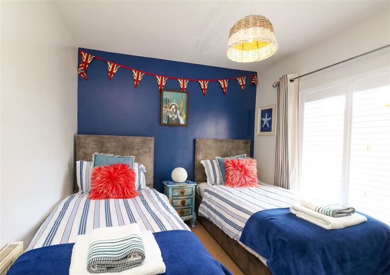 One of the bedrooms at Harbour Reach, Brewers Quay Harbour