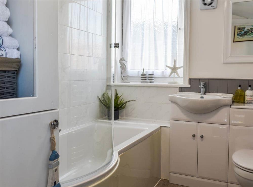 Bathroom at Harbour Retreat in Whitby, North Yorkshire