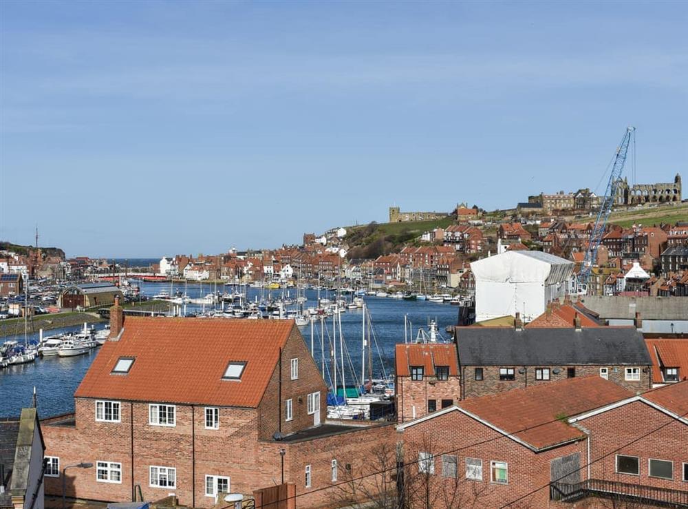 View from the property at Harbour Retreat in Whitby, North Yorkshire