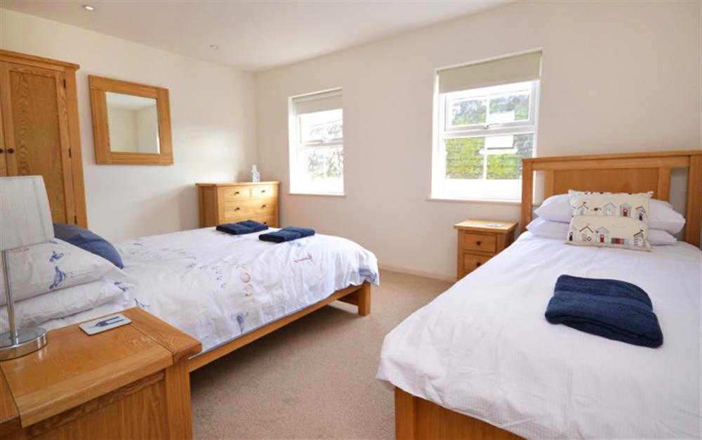 Another look at bedroom 1 at Harbour View Apartment in Salcombe