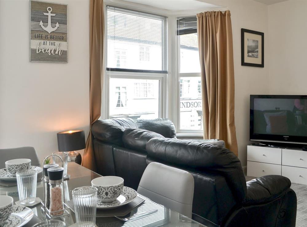 Living room/dining room at Harbour View in Bridlington, North Humberside