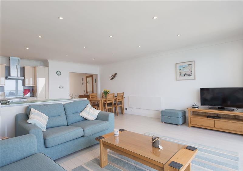 The living area at Harbour View, Carbis Bay