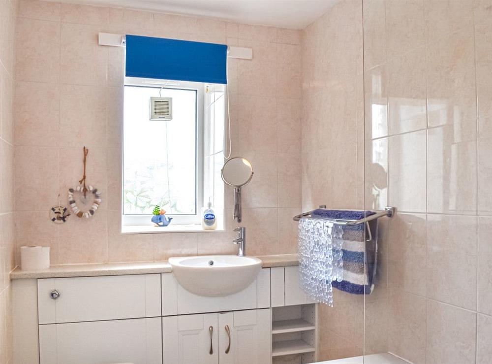 Bathroom at Harbour View in Cemaes Bay, Anglesey, Gwynedd