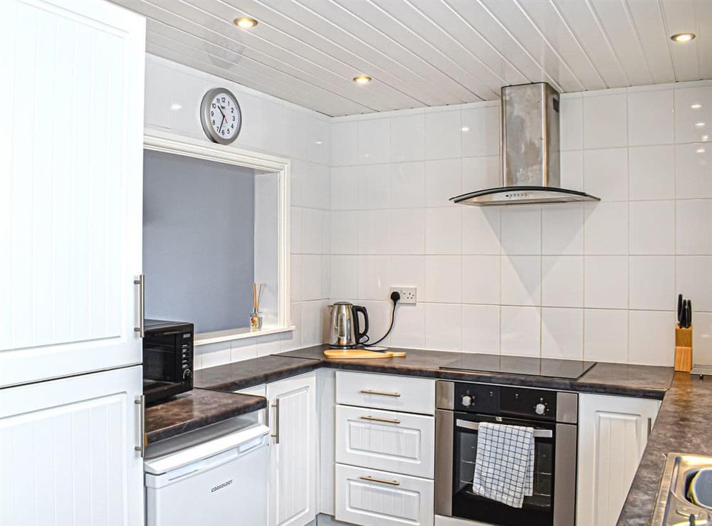 Kitchen at Harbour View in Cemaes Bay, Anglesey, Gwynedd