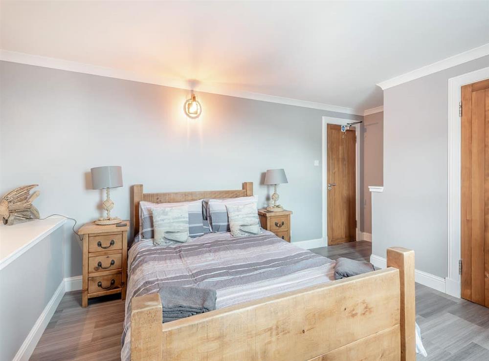 Double bedroom at Harbour View in Dunure, near Ayr, Ayrshire