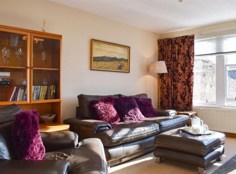 Cosy, comfortable and welcoming living room at Harbour View House in Cellardyke, near Anstruther, Fife