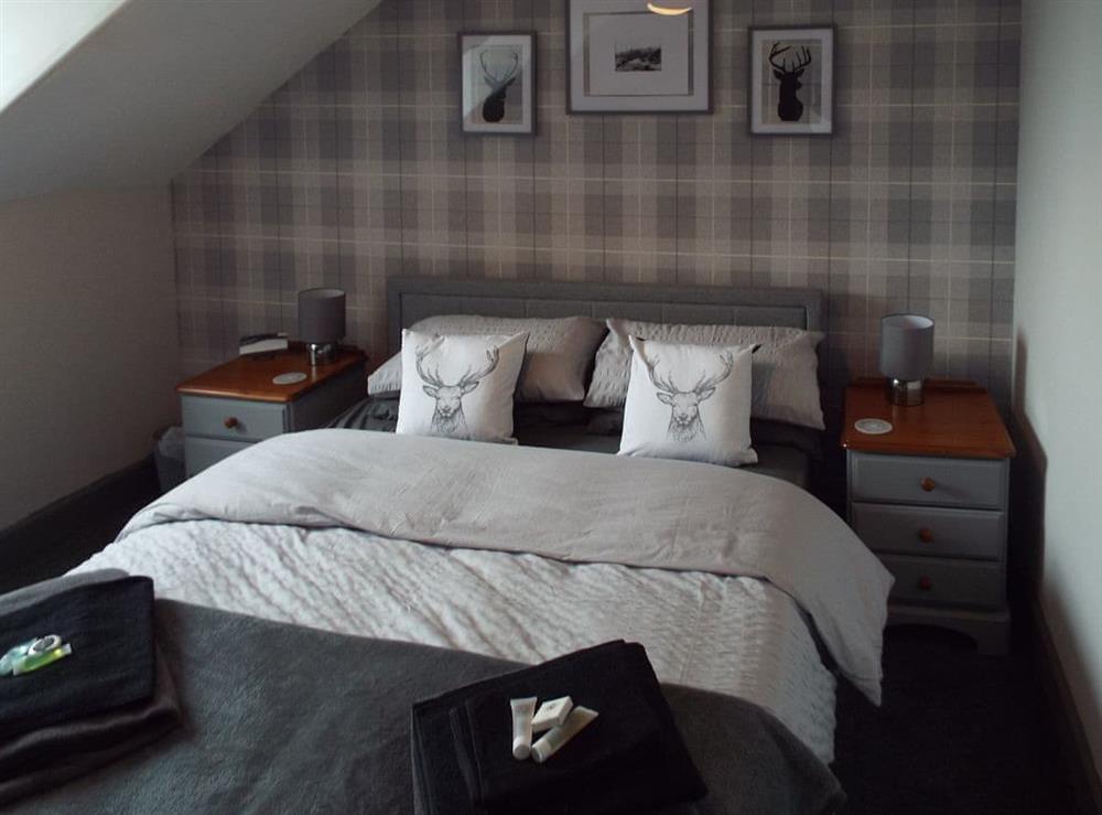 Double bedroom at Harbour View House in Girvan, Ayrshire