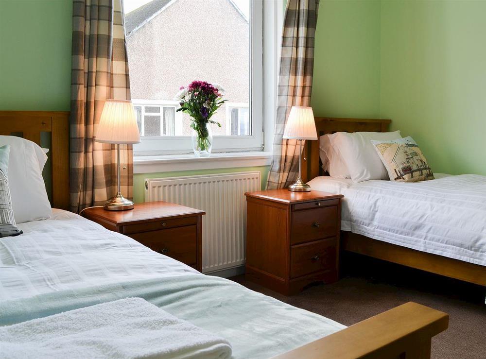 Cosy twin bedded room at Harbour View in Oban, Argyll and Bute, Scotland