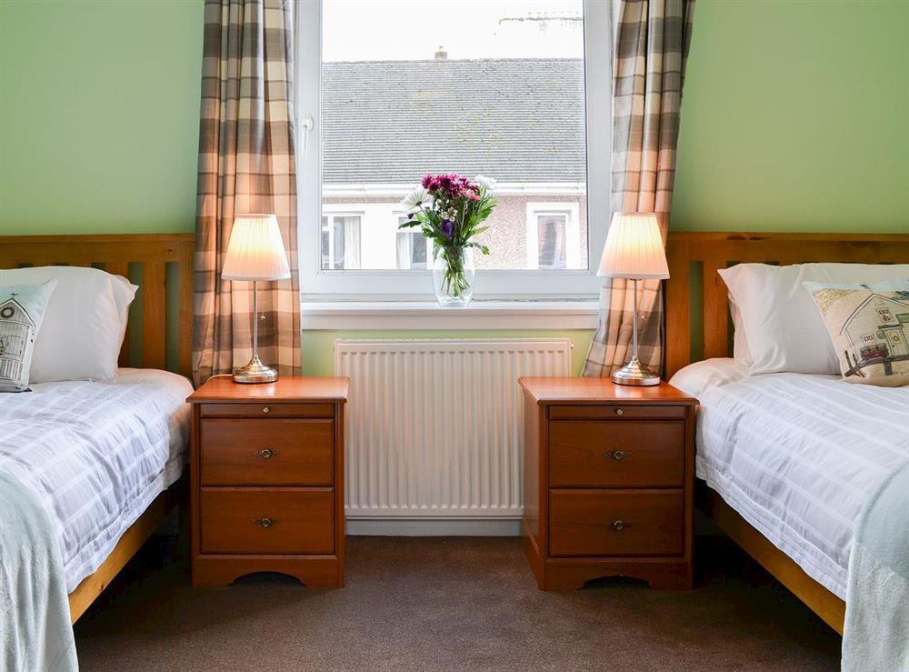 Twin bedroom at Harbour View in Oban, Argyll and Bute, Scotland