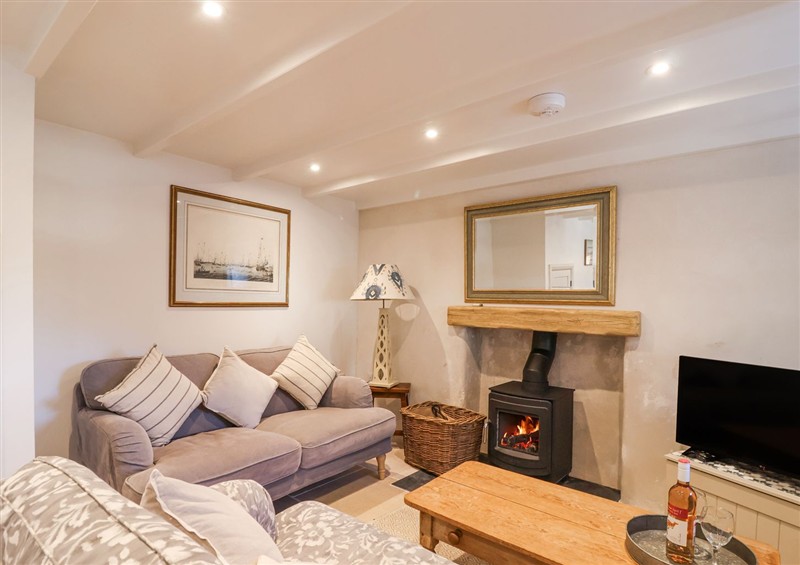 Relax in the living area at Harbour View, Polperro