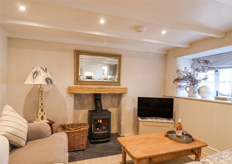 The living area at Harbour View, Polperro