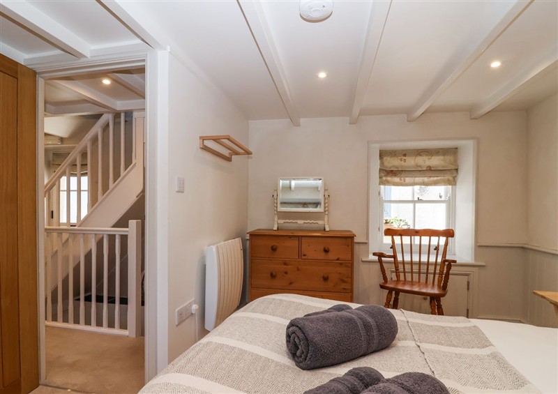 This is a bedroom at Harbour View, Polperro