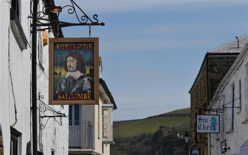 Great pubs just a short walk from the property at Harbour View in Salcombe