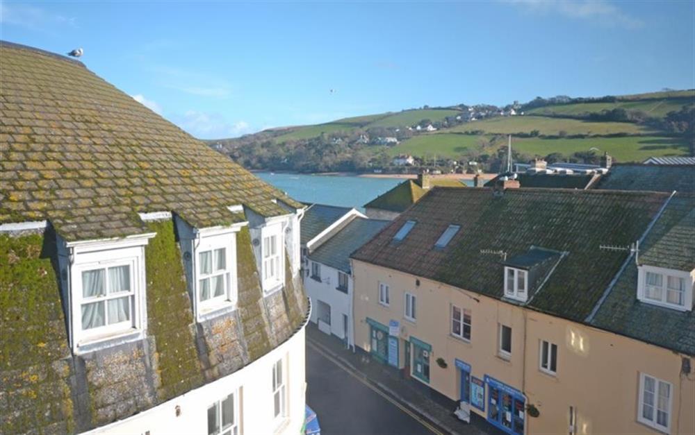 The view from the master bedroom at Harbour View in Salcombe