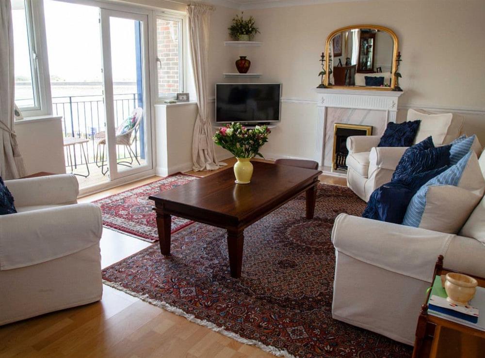 Living area at Harbour View in Sovereign Harbour, near Eastbourne, East Sussex
