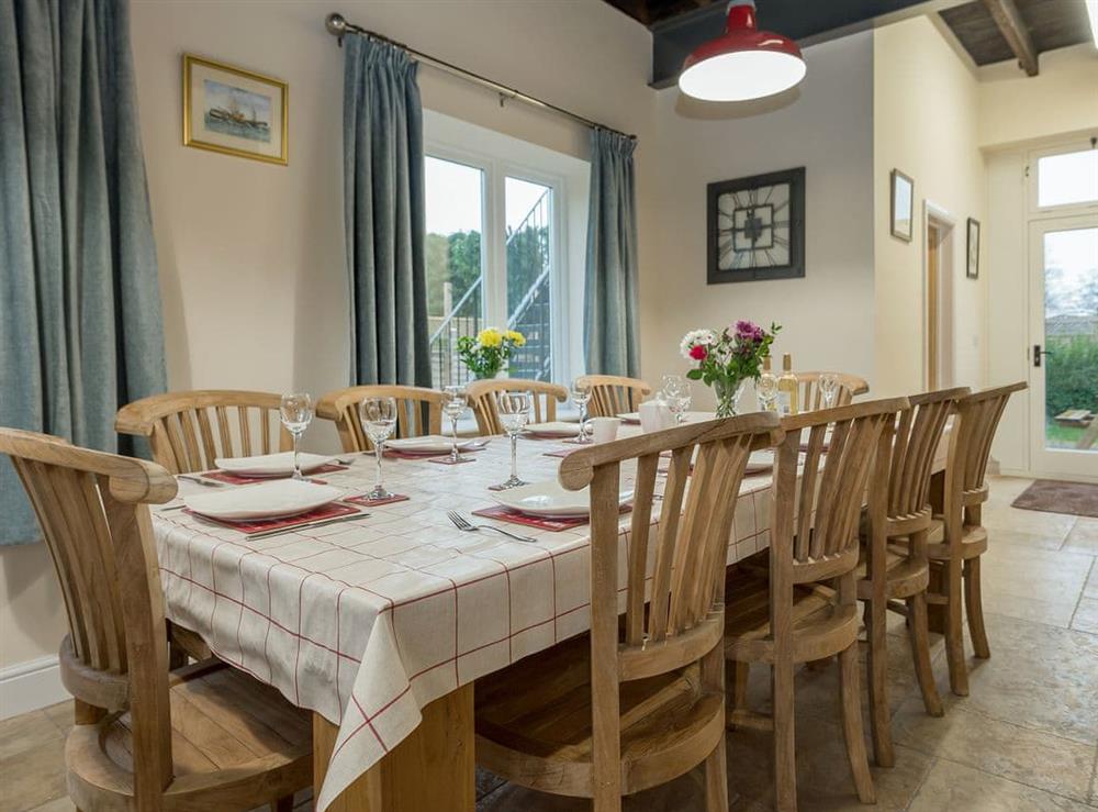 Charming dining area at Harbour View in Wainfleet St. Mary, near Skegness, Lincolnshire