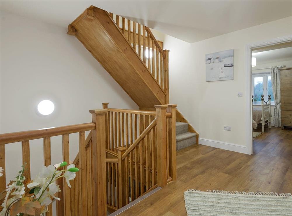 Stairs at Harbour View in Wainfleet St. Mary, near Skegness, Lincolnshire