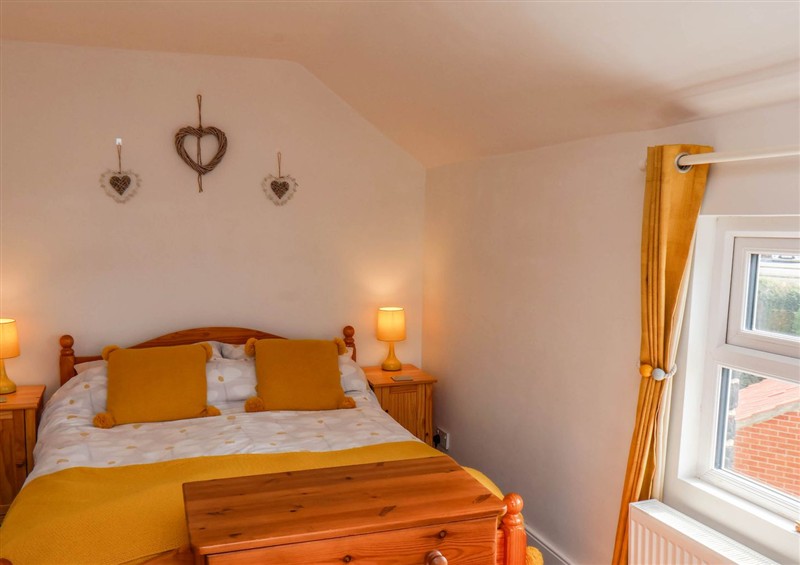 One of the bedrooms at Harbour View, Whitby