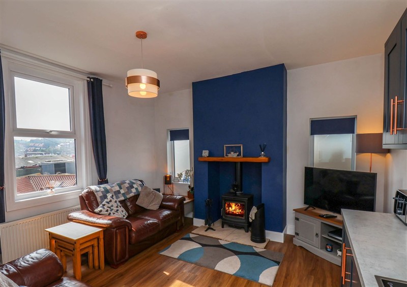 Relax in the living area at Harbour View, Whitby