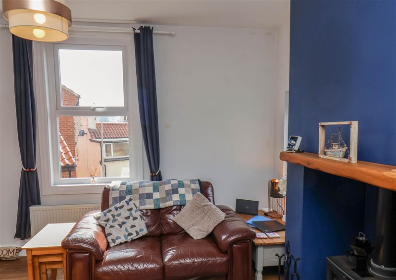 This is the living room at Harbour View, Whitby