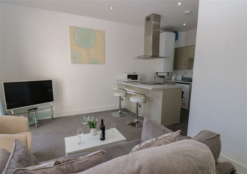 The living area at Harbour View, Whitehaven