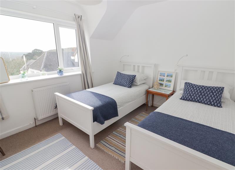 One of the bedrooms at Harbour Village Views, Goodwick