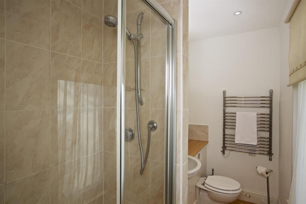 Master bedroom ensuite shower room at Harbourfield in Herbert Road, Salcombe