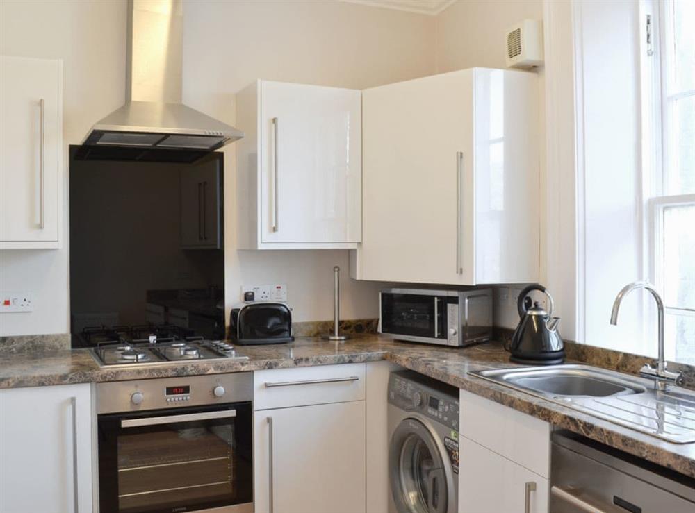 Kitchen at Harbourside Apartment in Anstruther, Fife