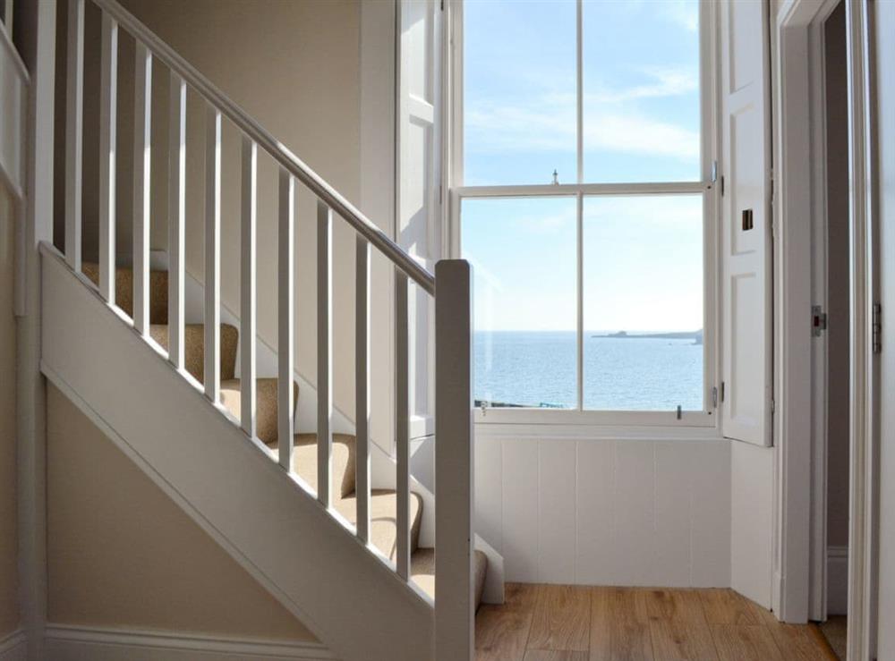 Stairs at Harbourside Apartment in Anstruther, Fife