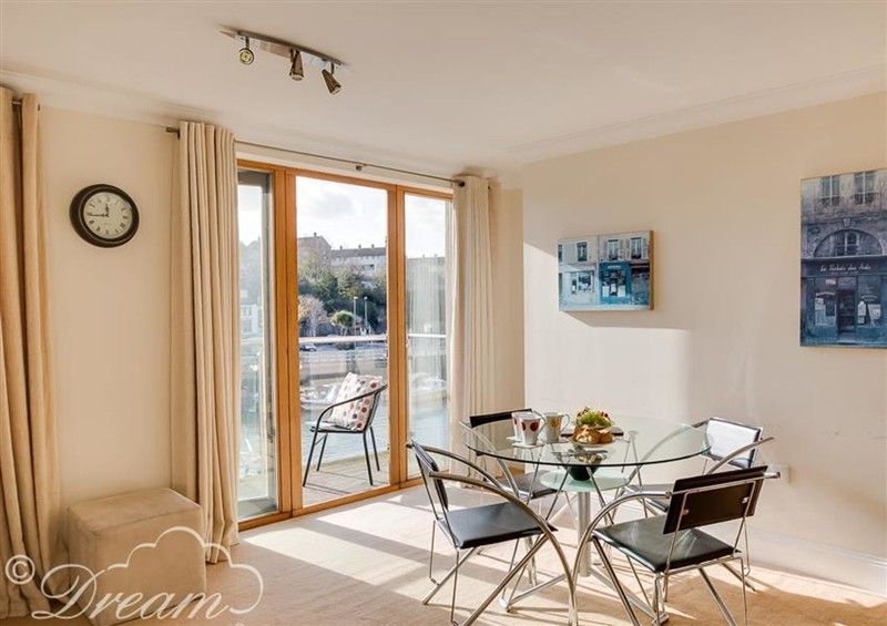 Dining room at Harbourside Apartment, Weymouth