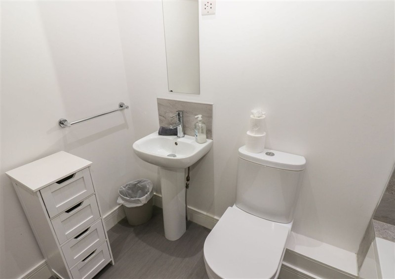 This is the bathroom at Harbourside Apartments, Whitehaven