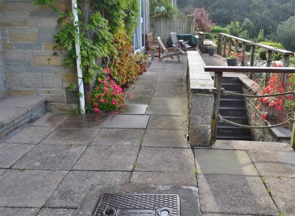 Patio (photo 2) at Harbourside in Bodinnick, Fowey, Cornwall