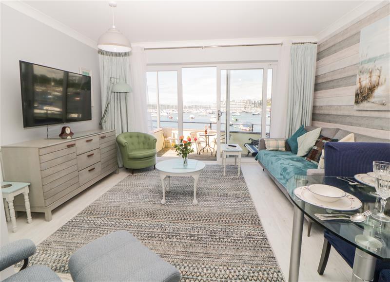 Enjoy the living room at Harbourside Cottage, Plymouth