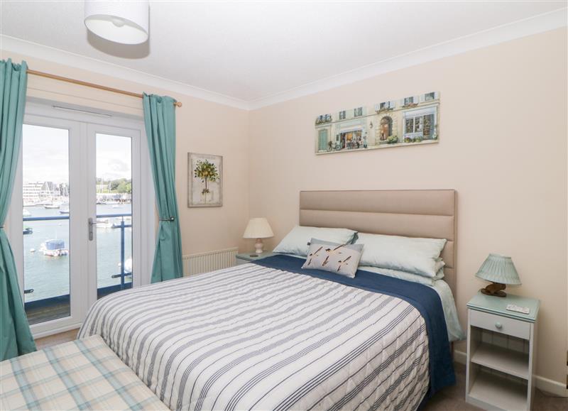 One of the 3 bedrooms at Harbourside Cottage, Plymouth
